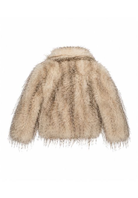 Giaccone in pelliccia ecologica MISS GRANT KIDS | MG1833ECRU